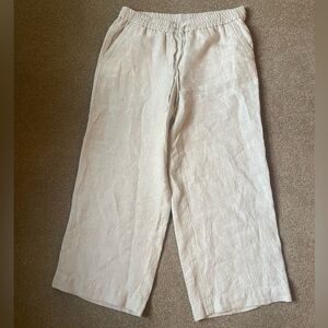 Talbots 100% Linen Women’s Cropped Pants